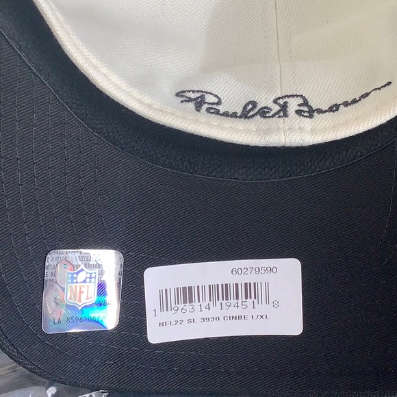 Men's New Era Cincinnati Bengals 2022 Sideline-39THIRTY 2-Tone Flex Hat - Picture 6 of 6